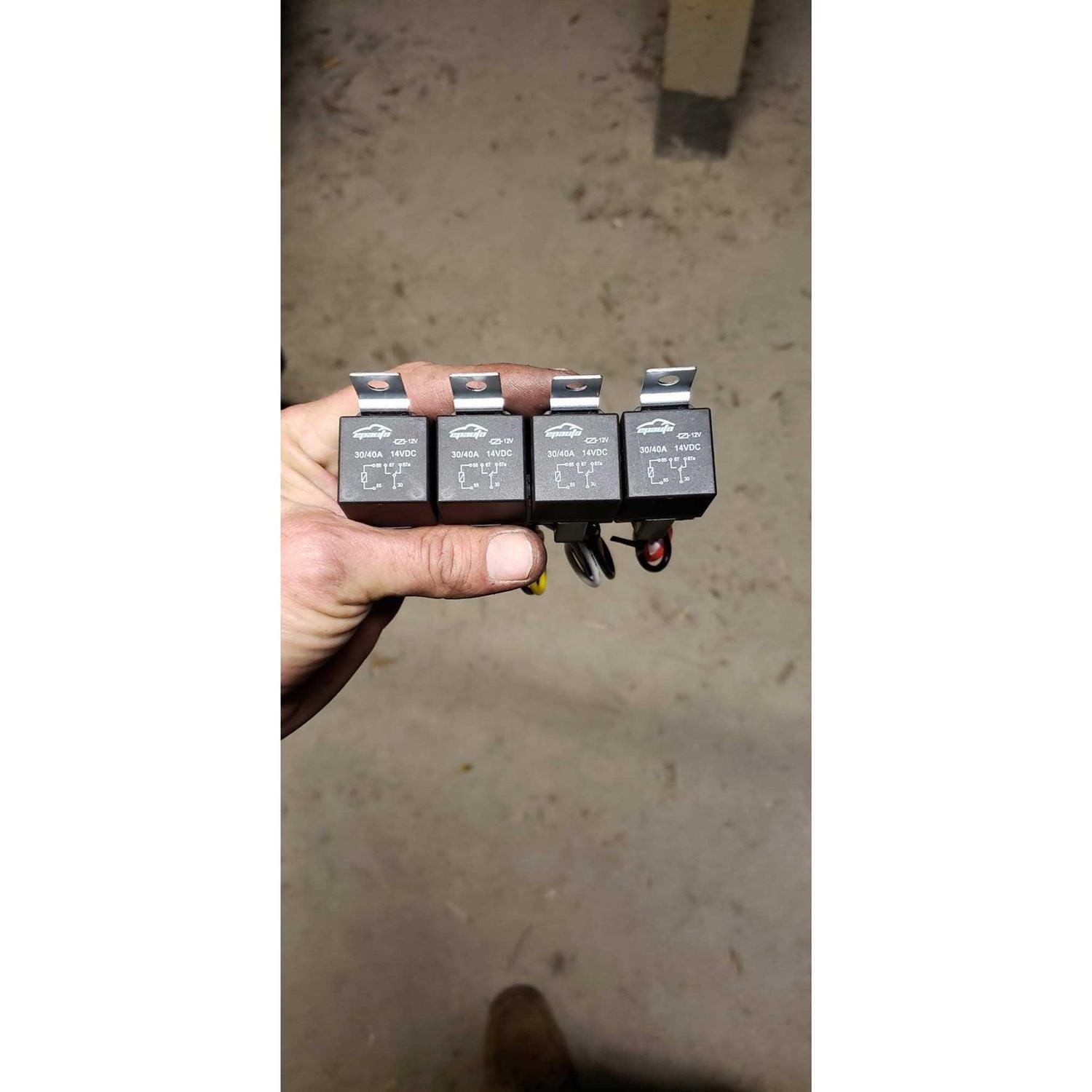 EPAuto 30/40 AMP Relay Harness Spdt 12V - Inhomebuy