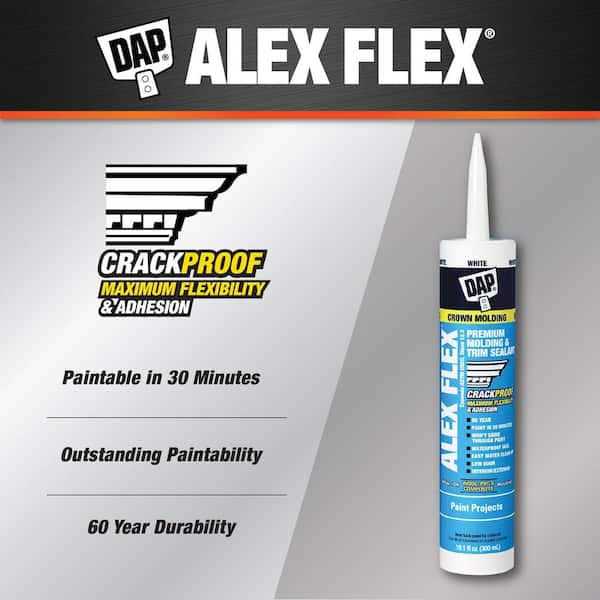 Dap Alex Flex Molding & Trim Sealant - Inhomebuy