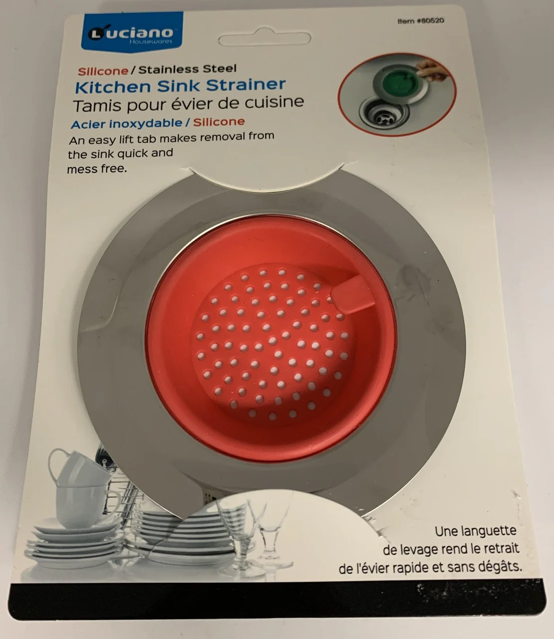 Luciano Housewares Kitchen Sink Strainer | 80520 - Inhomebuy