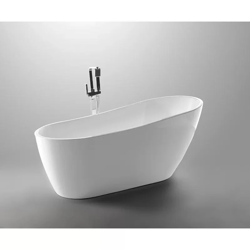 Vanity Art Acrylic 55 in. x 28 in. Freestanding Soaking Bathtub, VA6522-S - Inhomebuy