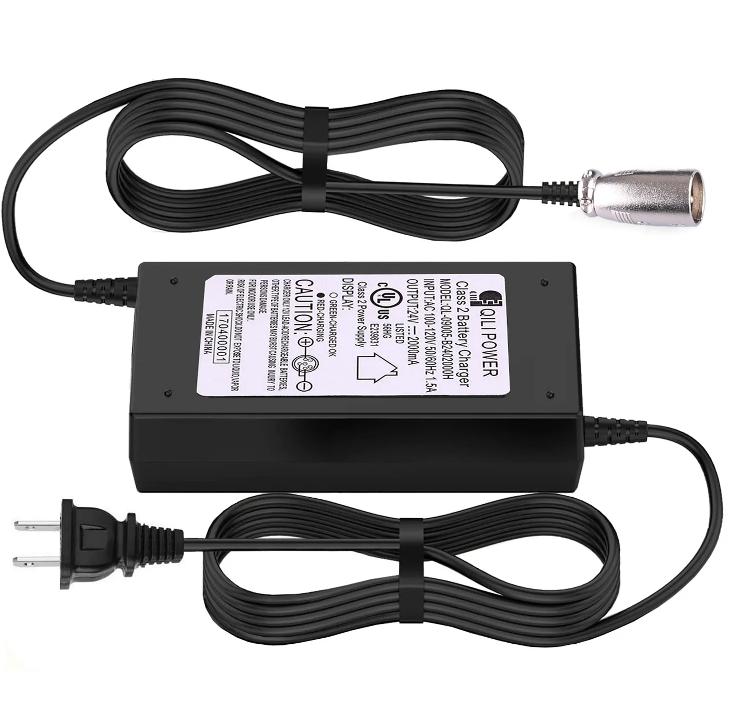 LotFancy 36V 1.5A Battery Charger for Razor MX500, MX650, GT GT750, IZIP I600, I750, I1000 - Inhomebuy