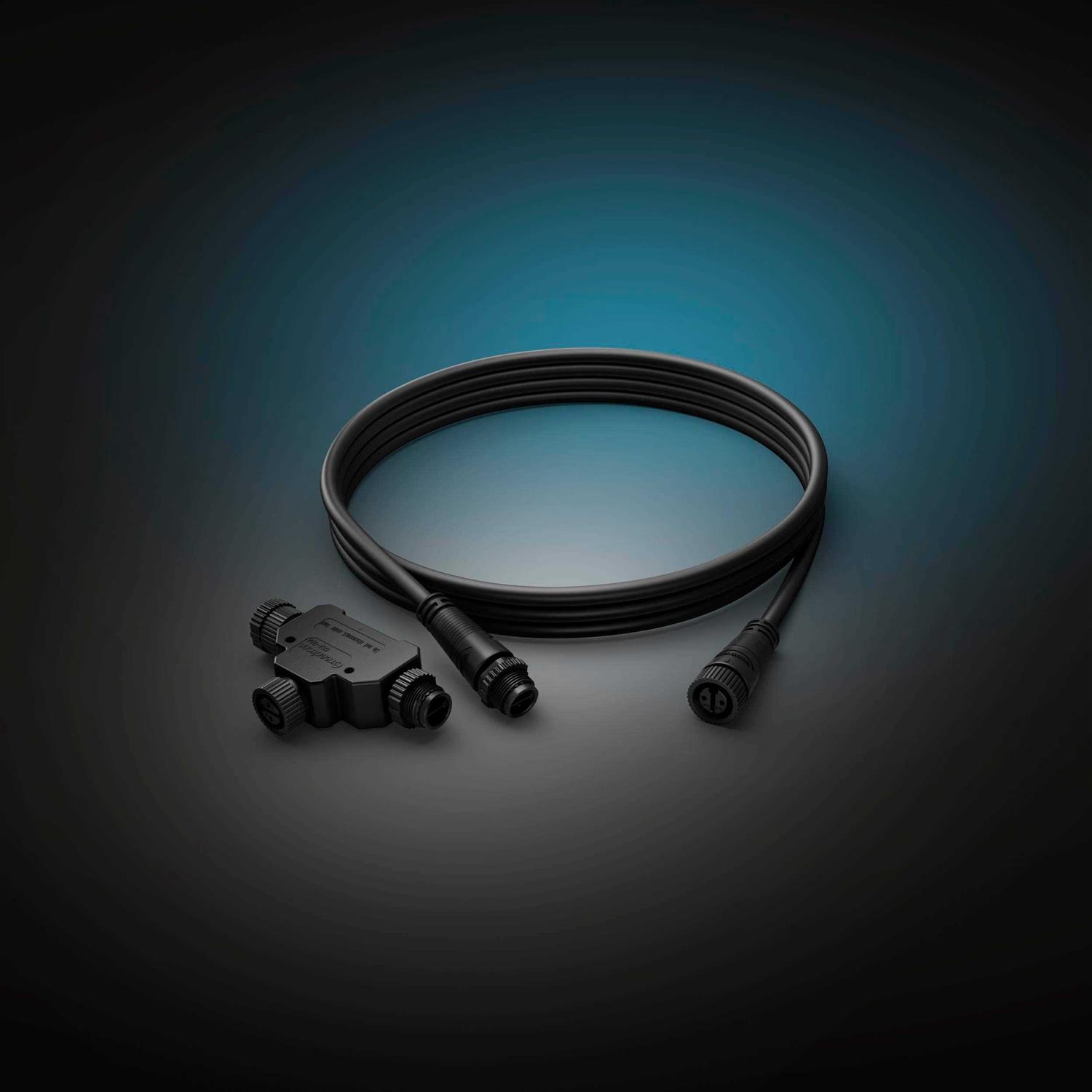 Philips Home Power 3 Outlet Braided 8ft Extension Cord - Inhomebuy