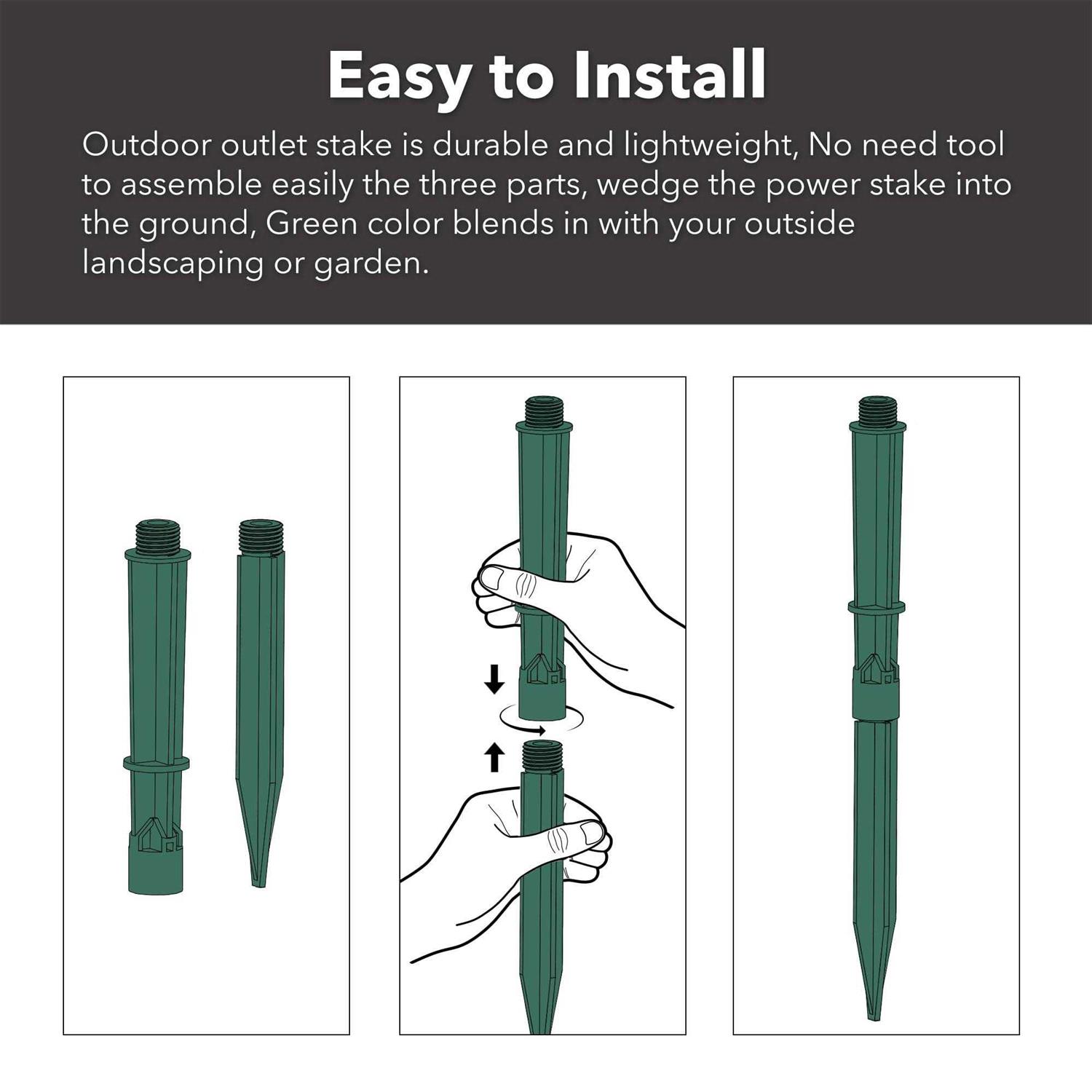 Outdoor Smart Plug Etekcity Outdoor WiFi Outlet with 2 - Inhomebuy