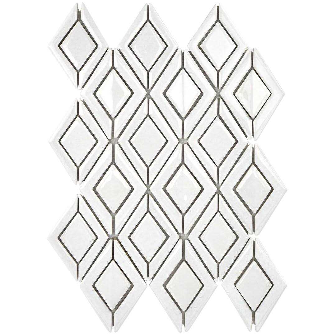 Delphi Jewel 4 x 6 Ceramic Novelty Mosaic Tile Ivy Hill Tile - Inhomebuy