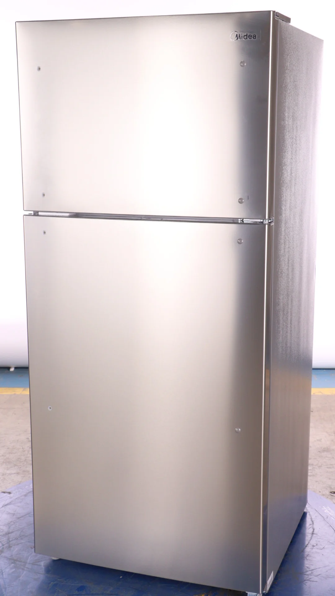 Midea 30 in. 18 cu. ft. Stainless Steel Top Mount Refrigerator - MRT18B2ASL - Inhomebuy