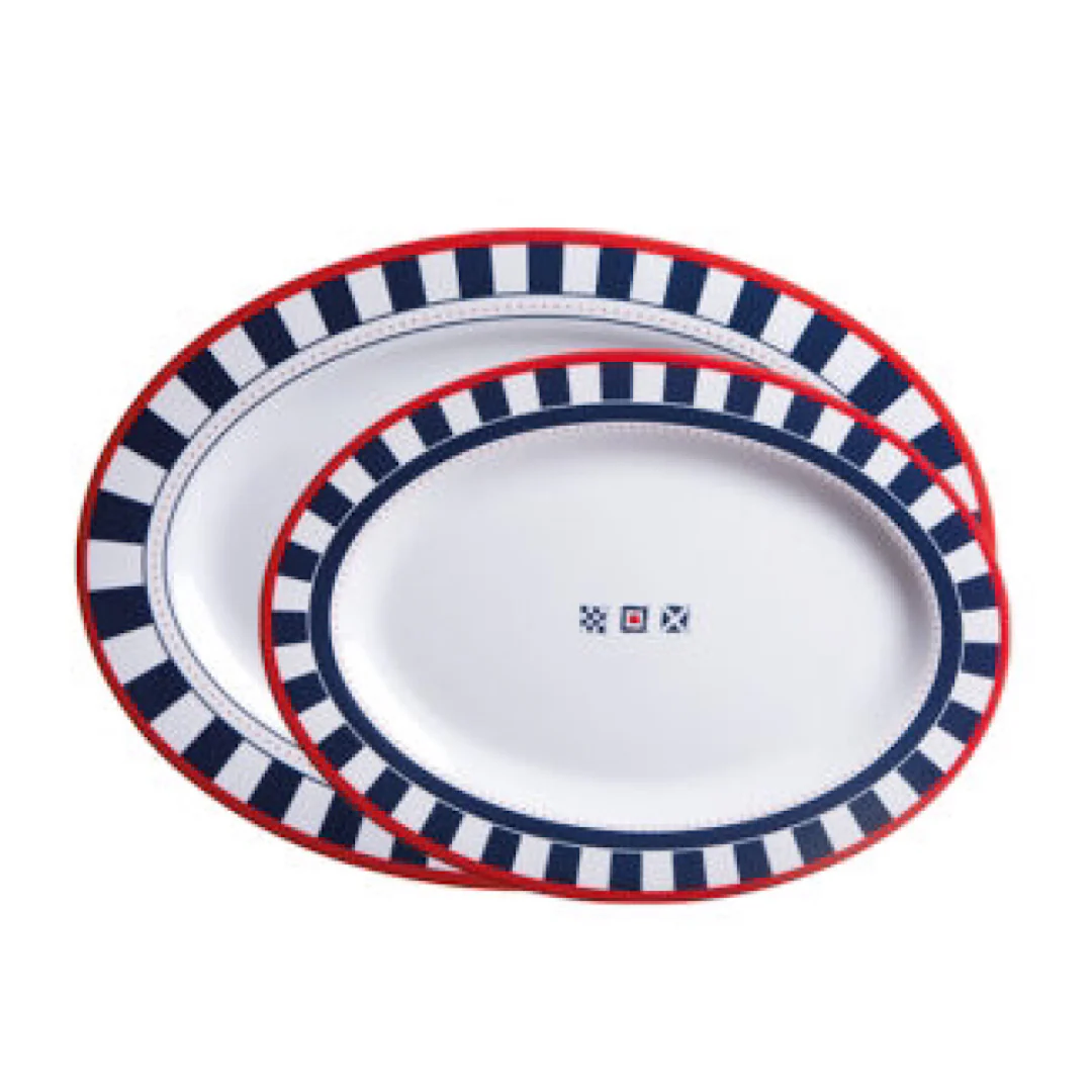 Venezia - Oval Serving Platters - Set 2u - Inhomebuy
