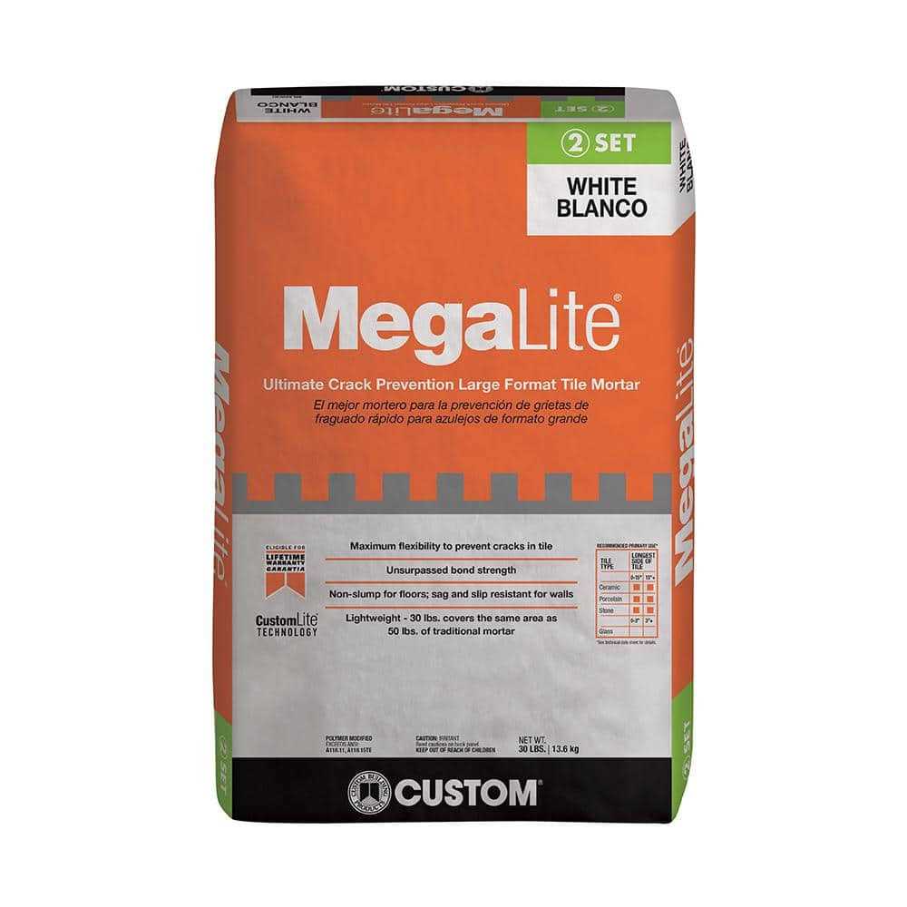 Custom Building Products MegaLite 30 lb Crack Prevention Mortar - Inhomebuy