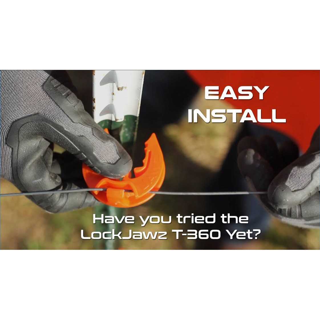 LockJawz T-Post Fence Insulator - Inhomebuy