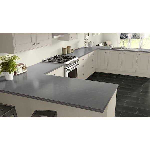 Wilsonart Satin Stainless 4830K Laminate Sheet - Inhomebuy