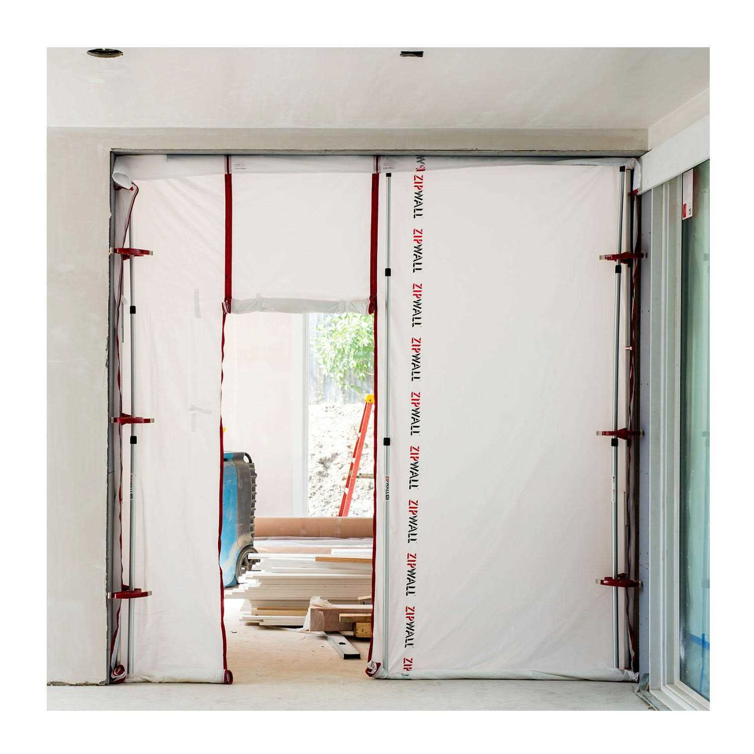 ZipWall Py50 Dust Barrier Plastic Sheeting - Inhomebuy