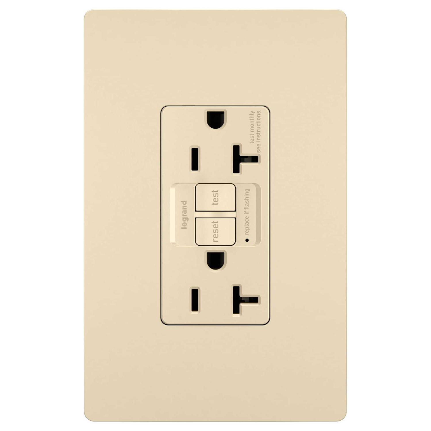 Pass & Seymour 20A 125V Self-Test GFCI Tamper-Resistant 2097TR - Inhomebuy