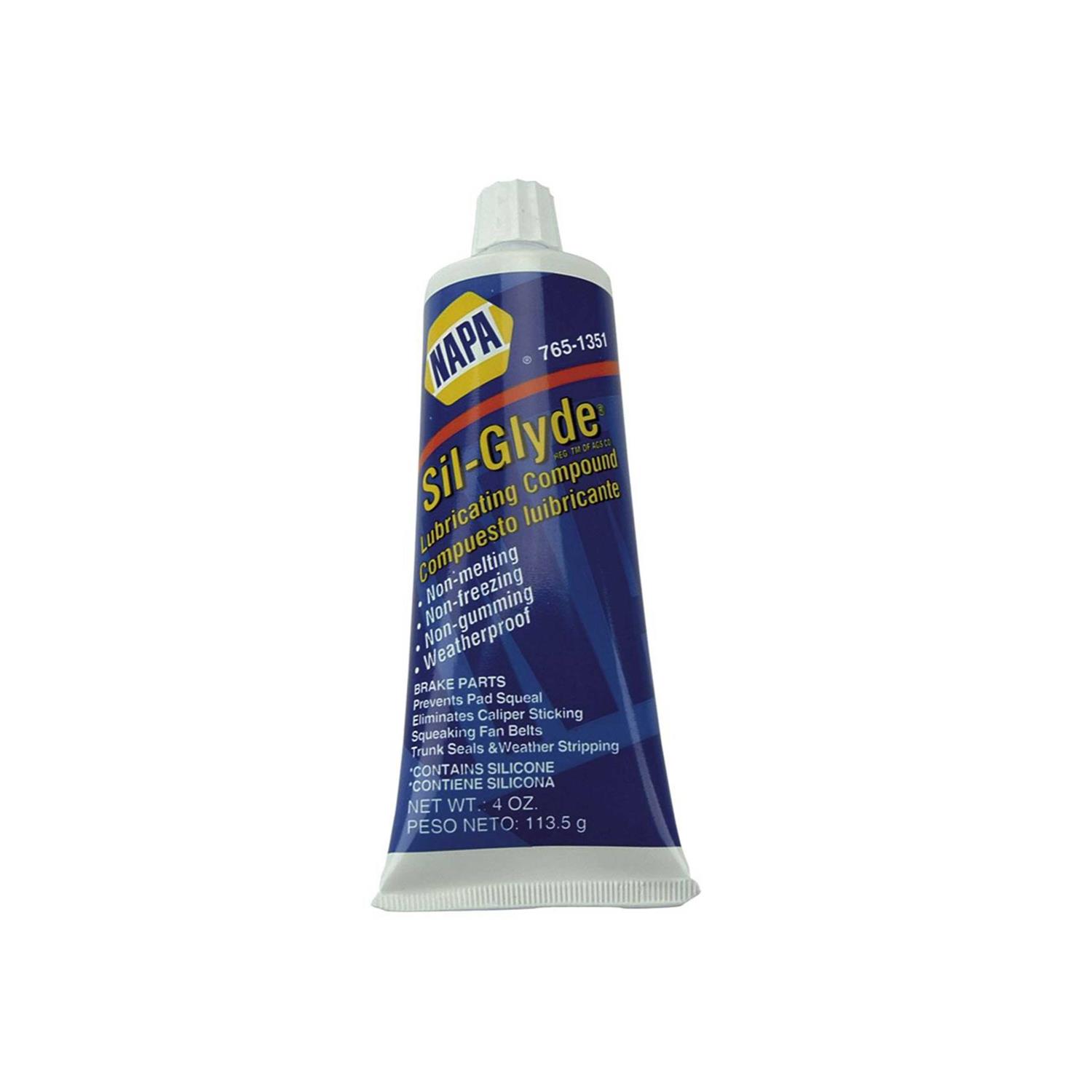 Napa 7651346 Sil Glyde Silicone Lubricating Compound Tube 8 Oz - Inhomebuy