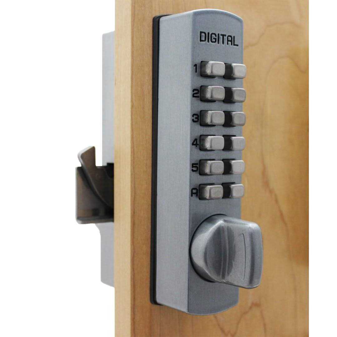 Lockey C-150-BB Mechanical Keyless Surface Mount Hook Bolt Lock - Inhomebuy