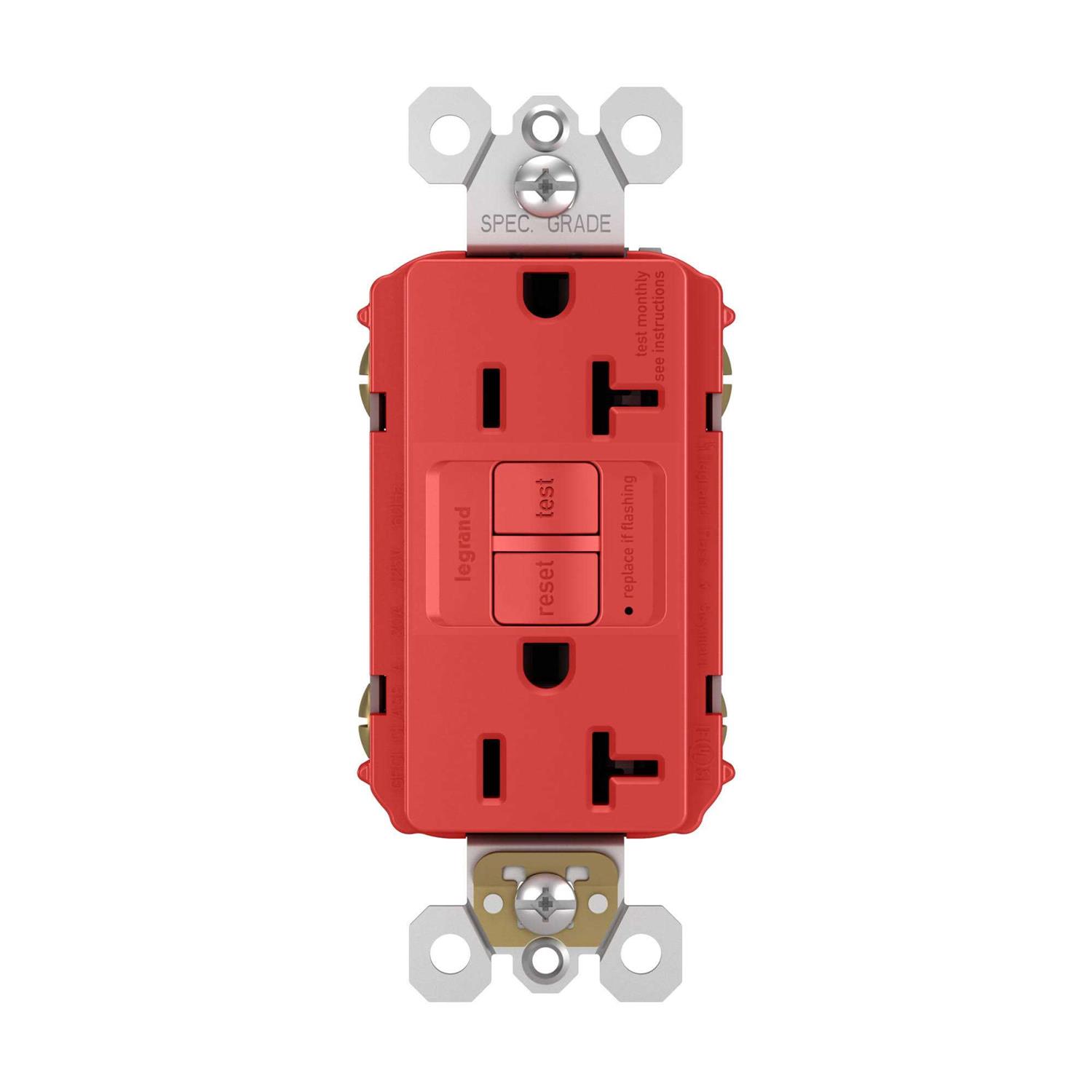 Pass & Seymour 20A 125V Self-Test GFCI Tamper-Resistant 2097TR - Inhomebuy