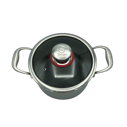 Targu Hybrid Dutch Oven: 20cm with glass lid | BC-HW20DOG - Inhomebuy