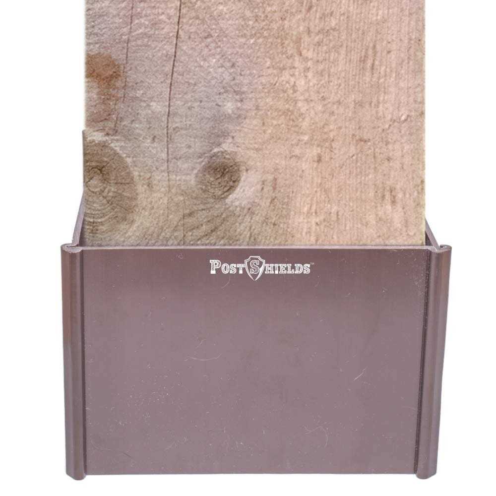 Post Sleeve Post Protector by Post Shields Protects Mailbox Deck & Fence Posts From Lawn - Inhomebuy