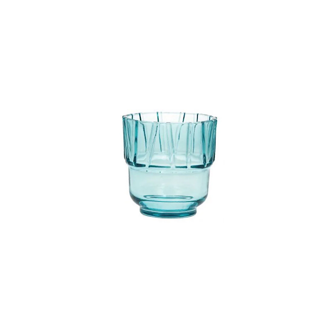 Bamboo Line Stackable glass 245ml Viola - Inhomebuy