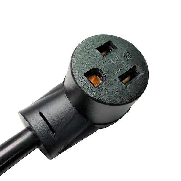 parkworld 1 ft. 10/3 3-Wire 110/125-Volt to 220/250-Volt Power Converter 2x NEMA 5-15P to 14-50R V-Adapter Cord - Inhomebuy