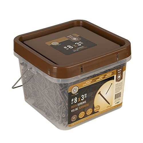 Nuvo Iron Deck Screws Jar #8 x 2 - Inhomebuy