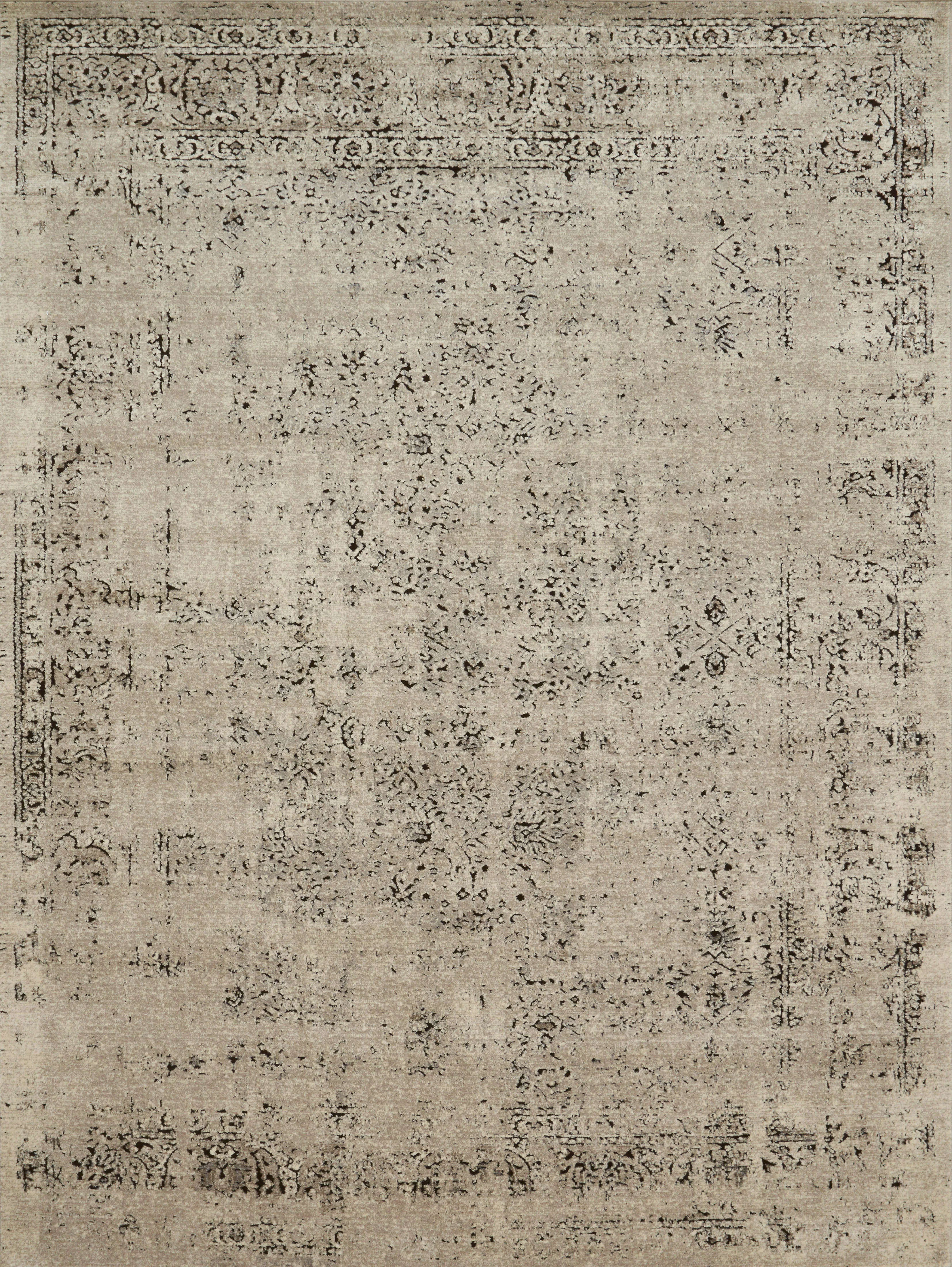 Loloi Rugs Millennium Collection Rug in Stone, Charcoal - 9'6