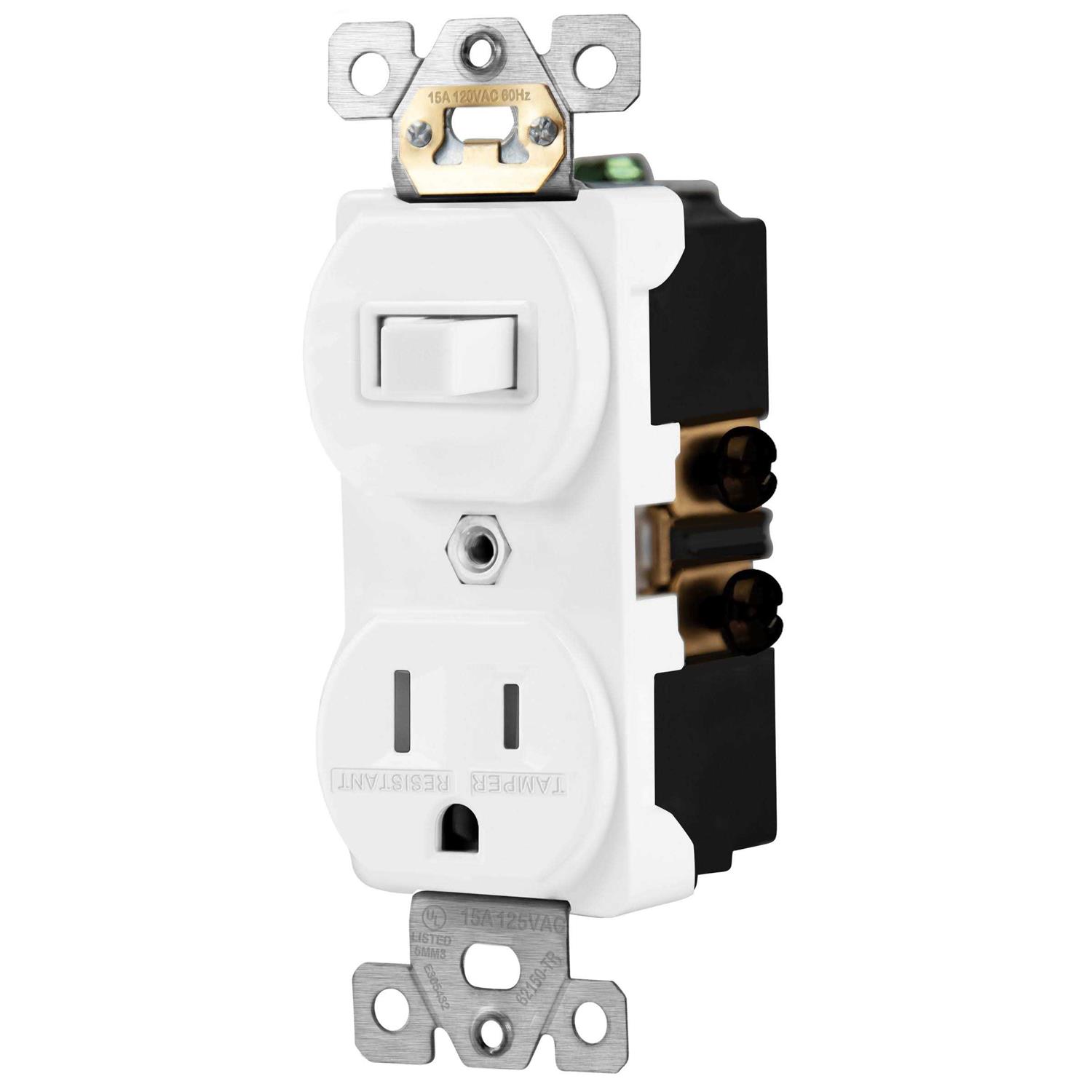 Enerlites 15 Amp Decorator Duplex Outlet Receptacle - Inhomebuy