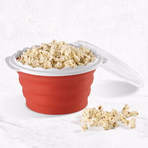 Cuisinart microwave Popcorn Maker: collapsible silicone body, Pop and Serve | CTG-00-MPMC - Inhomebuy