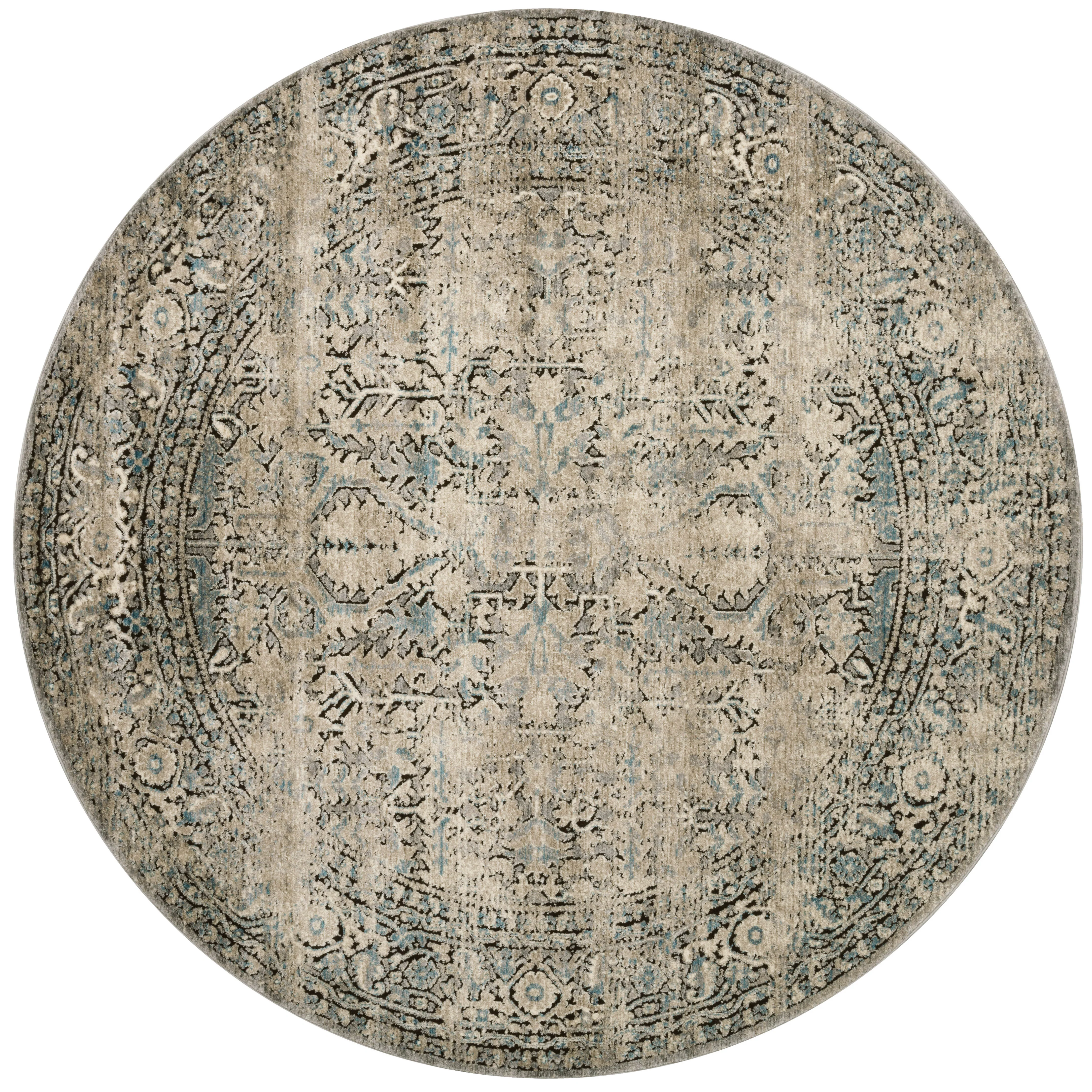 Loloi Rugs Millennium Collection Rug in Grey, Stone - 7'7