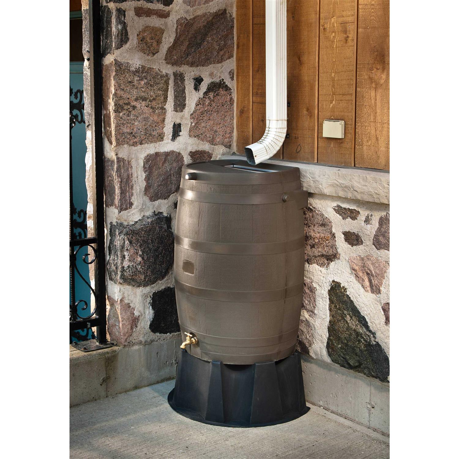 RTS Home Accents 50 Gallon Rain Barrel - Inhomebuy