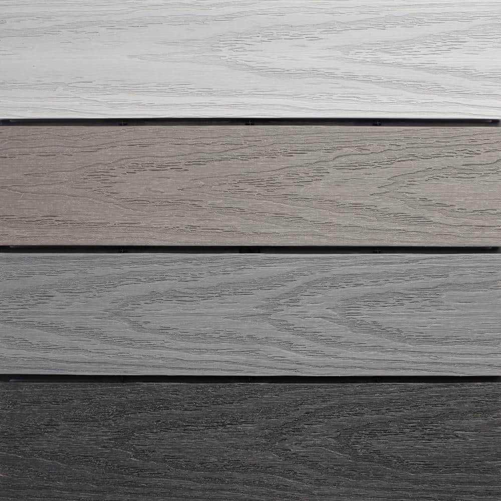 NewTechWood Ultrashield Naturale 1 ft. x 1 ft. Composite Quick Deck Outdoor Deck Tile Sample - Inhomebuy