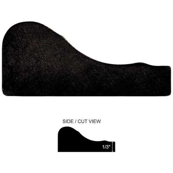 Niche Tiles Custom Bronze 1/2 in. x 12 in. Matte Metallic Pencil Liner Wall Tile Trim - Inhomebuy