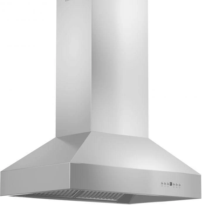 ZLINE 36 in. Ducted Island Mount Range Hood in Outdoor Approved Stainless Steel, 697i-304-36 - Inhomebuy