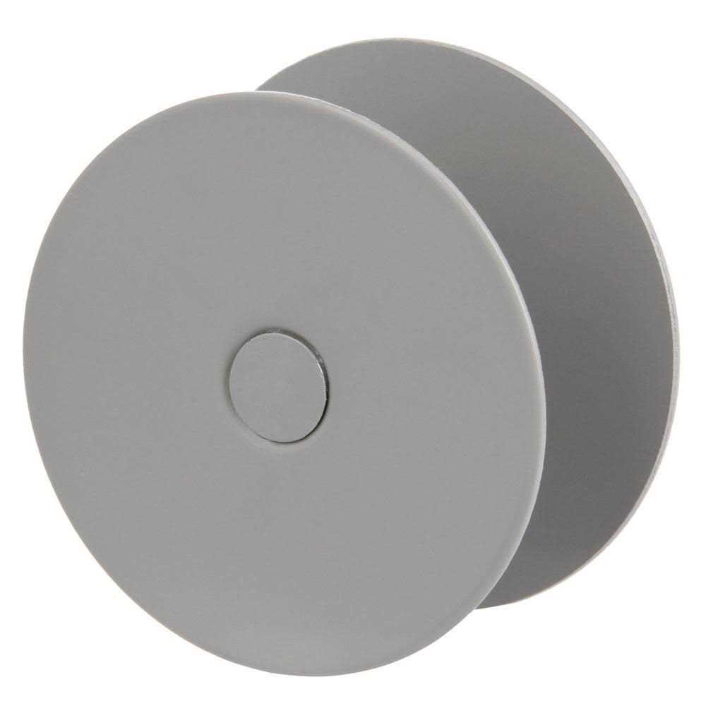 Prime-Line U 9513 12 in. Gray Painted Steel Constructed Latch Shield - Inhomebuy