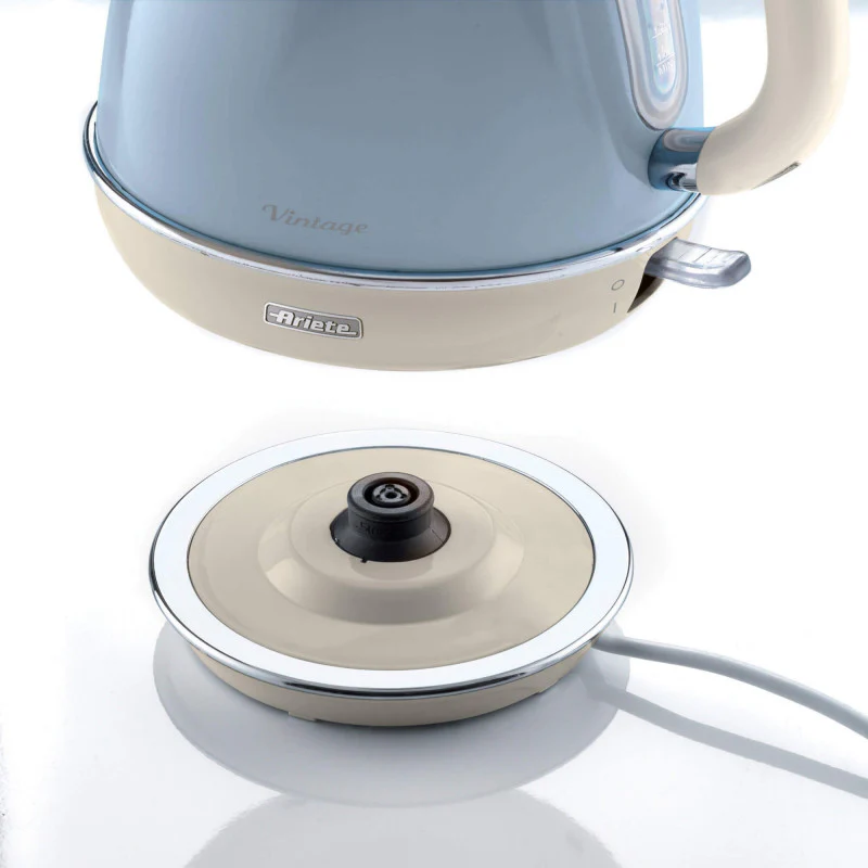 Vintage Electric Kettle Blue 1.7L 2000W - Inhomebuy
