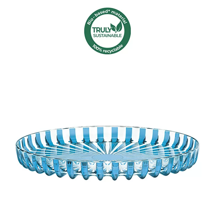 DolceVita Round Tray Turquoise - Inhomebuy