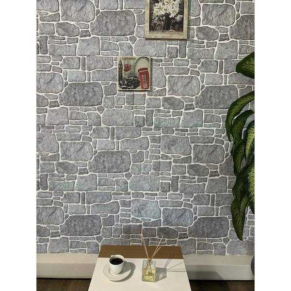 Dundee Deco Falkirk Uffcott II 39.4 in. x 19.7 Faux Stone Styrofoam 3D Decorative Wall Panel - Inhomebuy