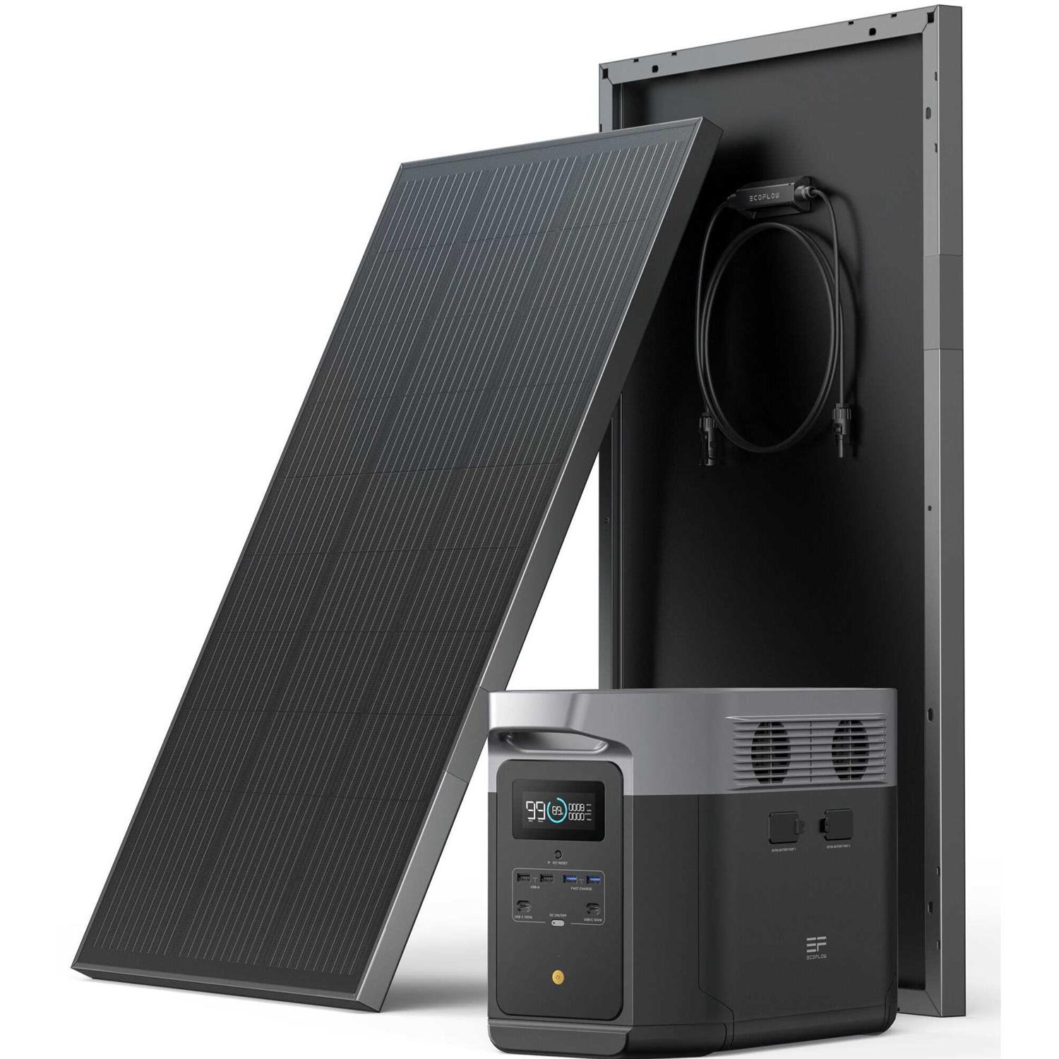 EcoFlow 220W Bifacial Portable Solar Panel - Inhomebuy