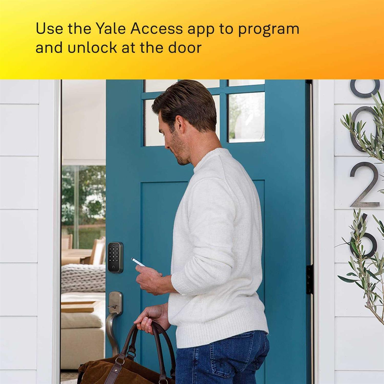 Yale Assure Lock 2 Keypad with Bluetooth and Ridgefield Handle - Inhomebuy