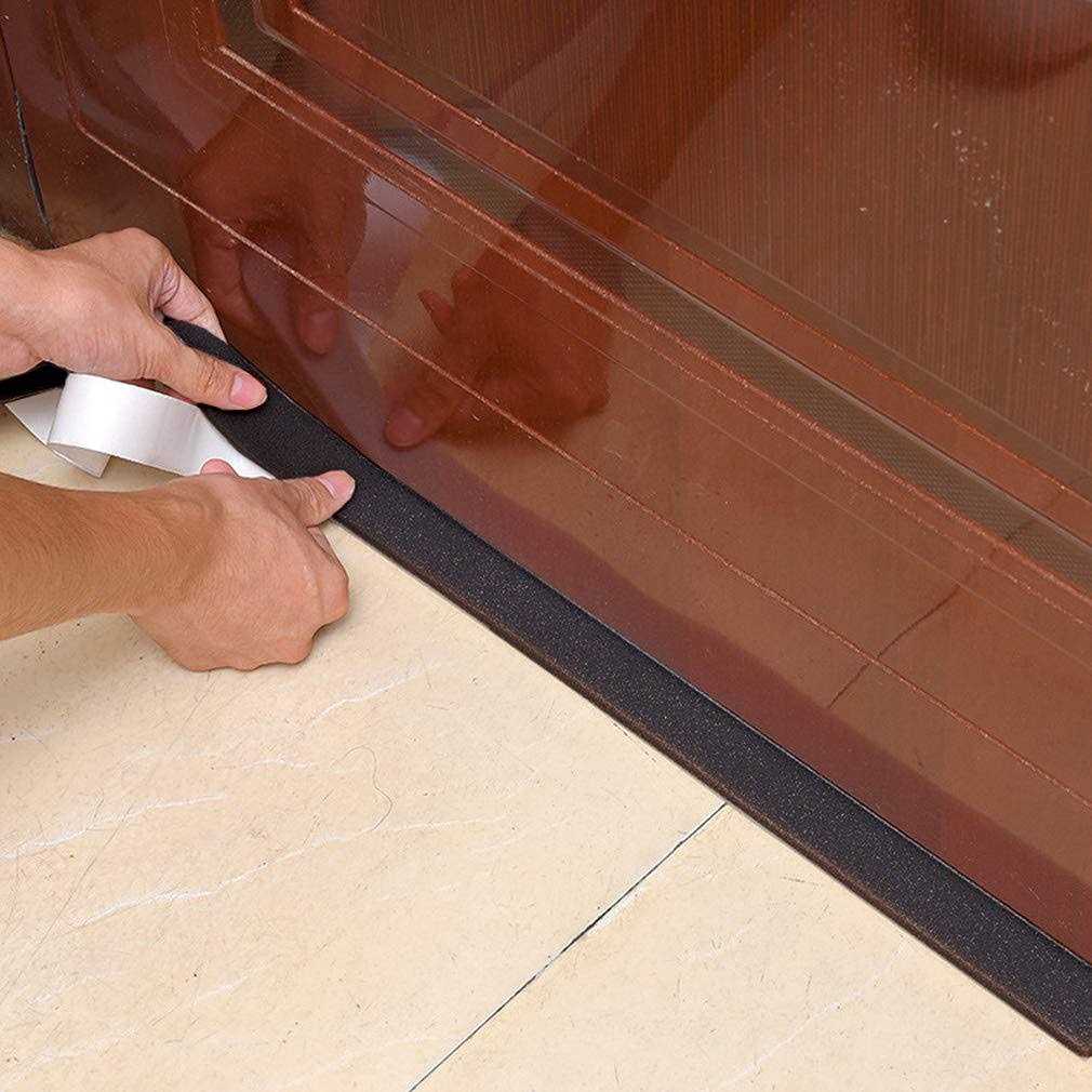 Dualplex Adhesive V Shape Weather Stripping Weatherstrip Flex Seal Strip Foam Door Frame Insulation Side Jamb Bottom Groove Gap Filler Soundproof V - Inhomebuy