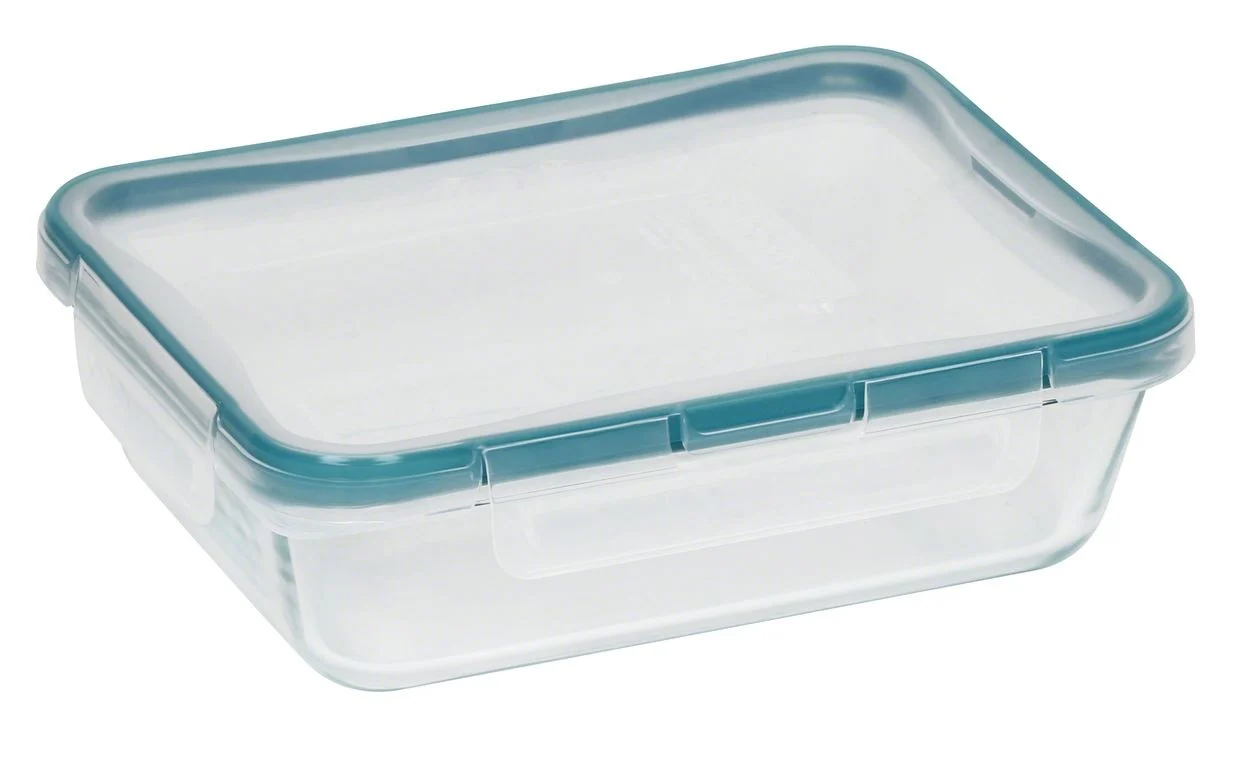 Snapware Total Solution Pyrex Glass Food Storage, Rectangle |1112403| 6-cup - Inhomebuy