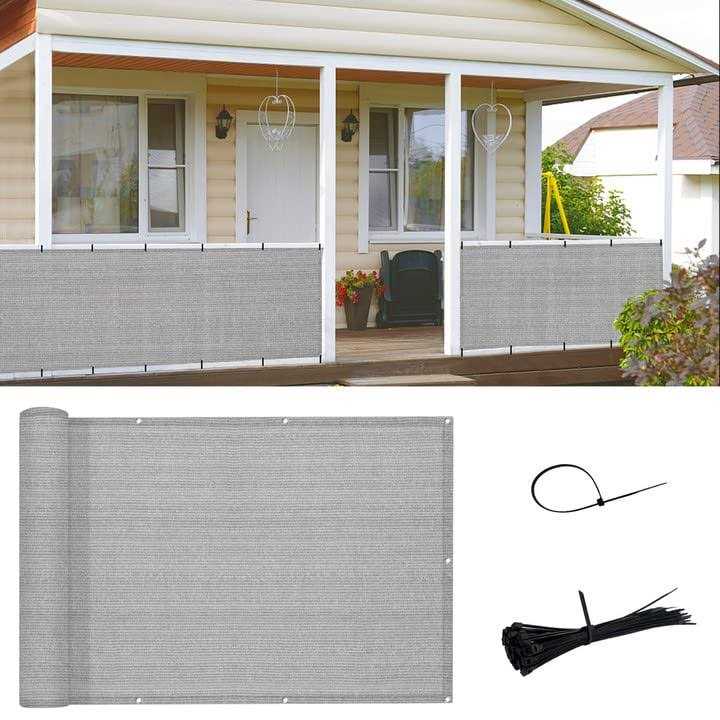 Sunny & Fun 0.4-in x 12-in Wrought Iron Metal Polypropylene Garden Fence Panel SKYHD70242 - Inhomebuy