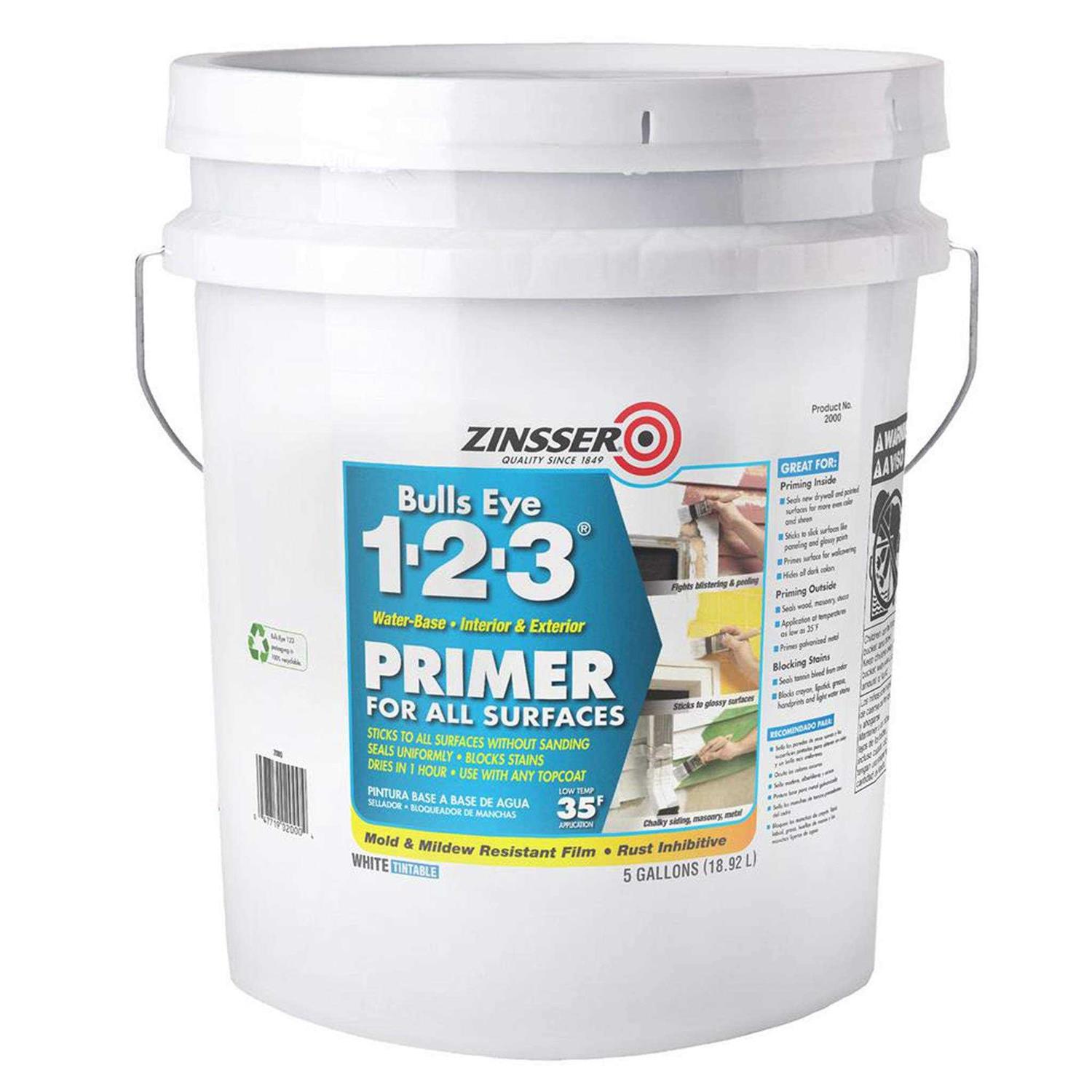 Zinsser Bulls Eye 1-2-3 Primer - Inhomebuy