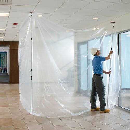Zipwall ZipPole ZP4 Dust Barrier Pole - Inhomebuy