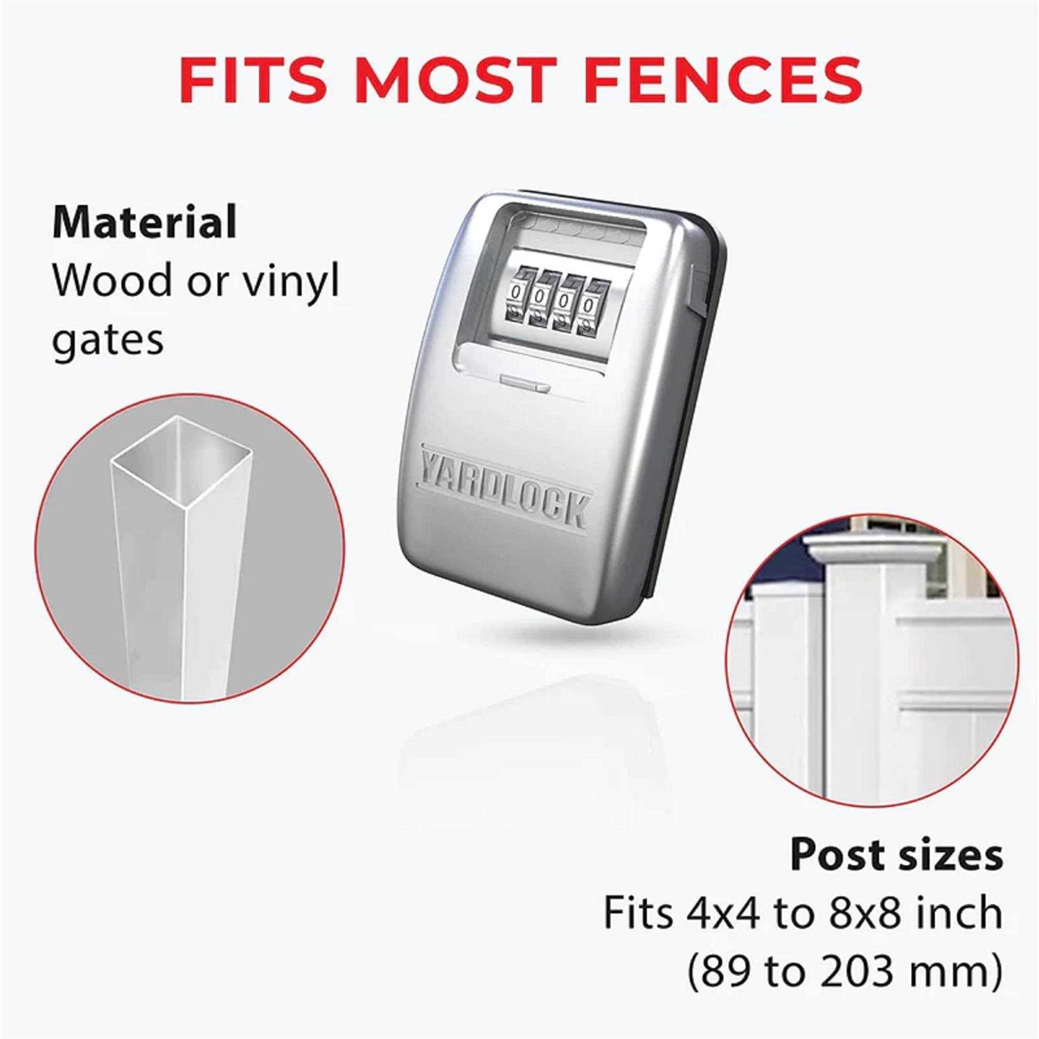 YARDLINK No Dig Fence 3-ft H x 3.5-ft W White Vinyl Fence Panel | 820392S - Inhomebuy
