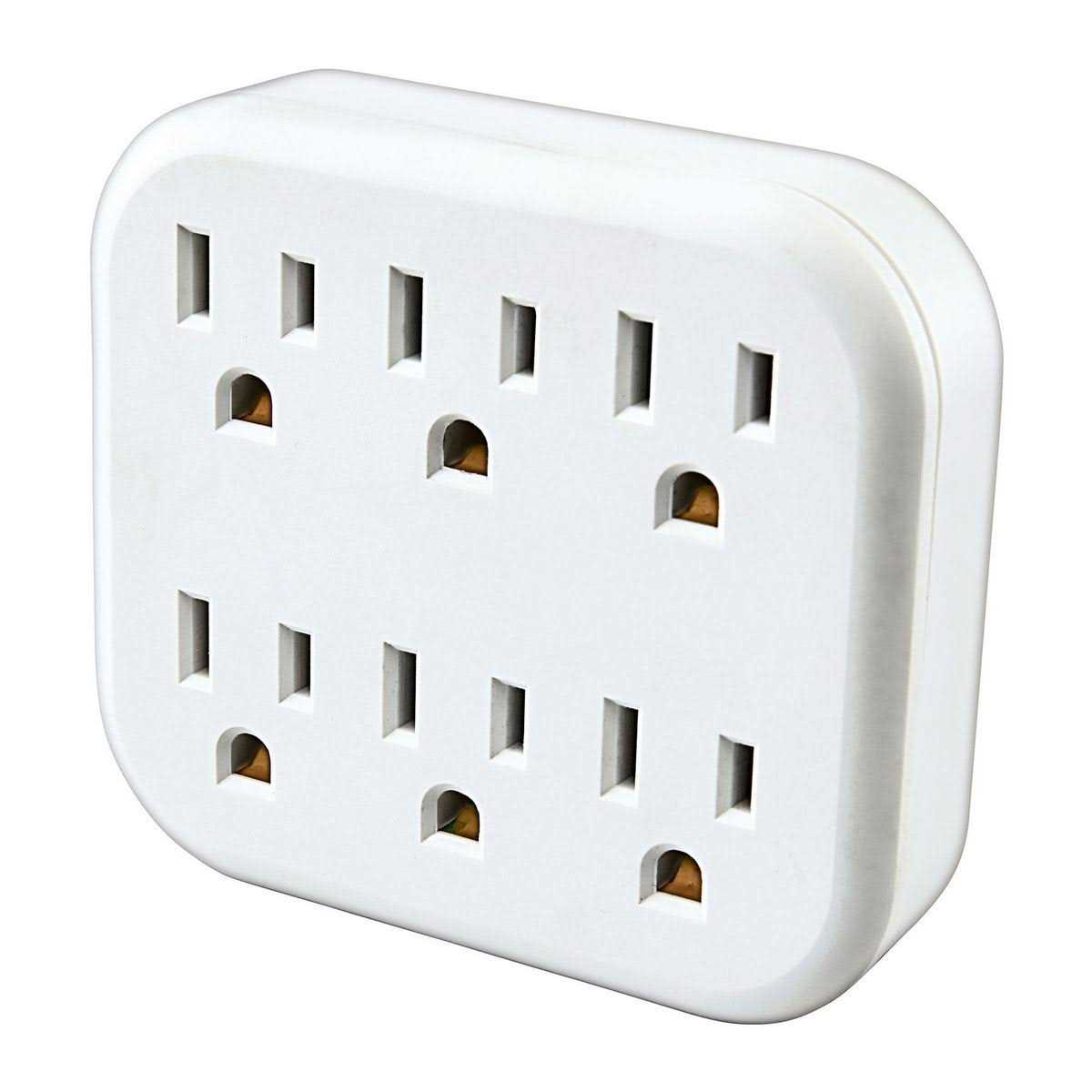 Vanguard 2 ft. Triple Tap 3 Outlet Extension Cord - Inhomebuy