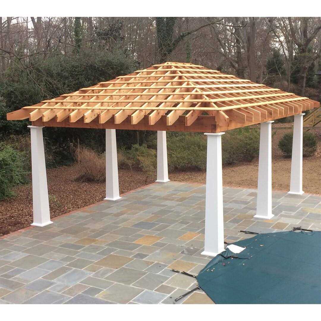 Ekena Millwork 12W x Timberthane Two Equal Flat Panel w/Quarter Round Arch Top Faux Wood Shutters - Inhomebuy