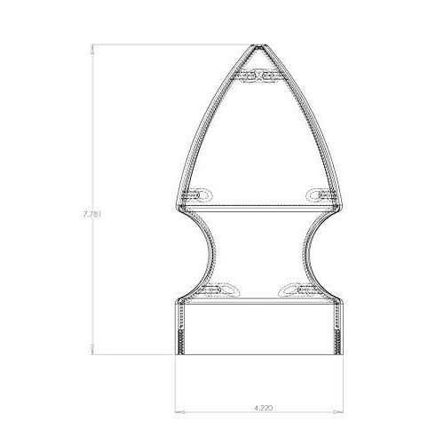 Outdoor Essentials 4 in. x 4 in. x 72 in. White Vinyl Fence Post - Inhomebuy
