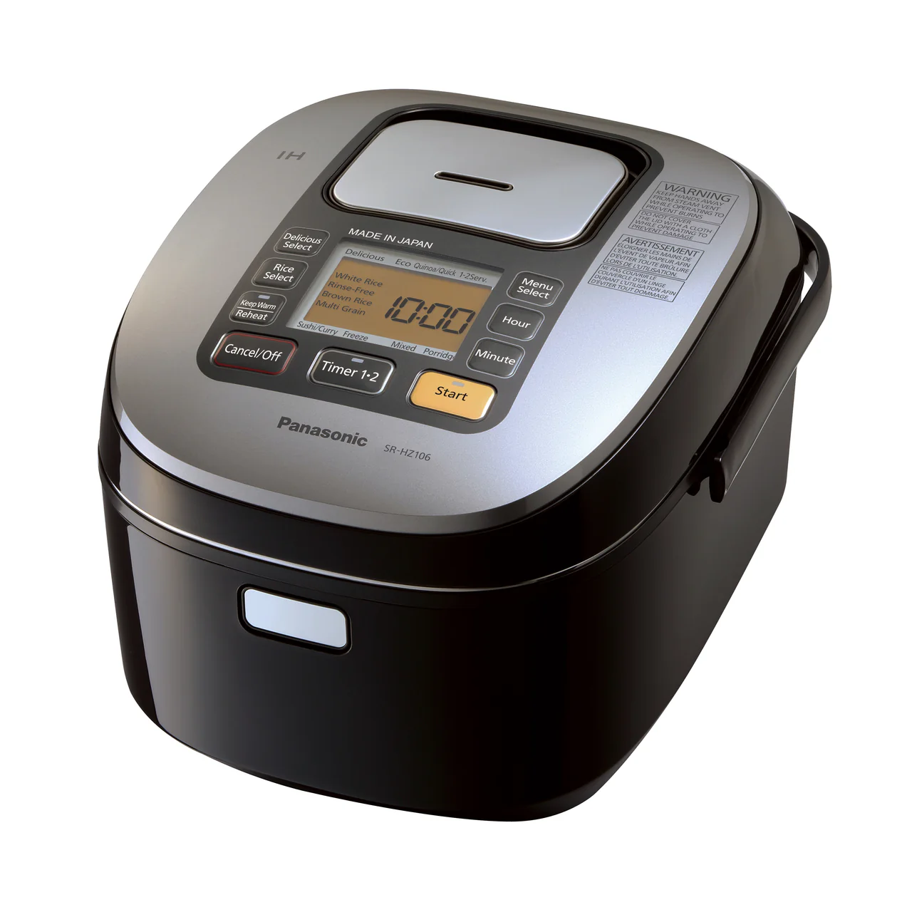 Panasonic Rice Cooker |SRHZ106K| 5.5-cup, multi-function with Induction Heating & 7-layer inner pot - Inhomebuy