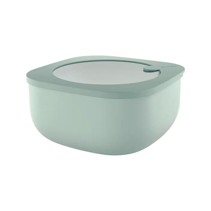 L STORE&MORE - Shallow airtight fridge/freezer/microwave containers 1900cc Sage Green - Inhomebuy