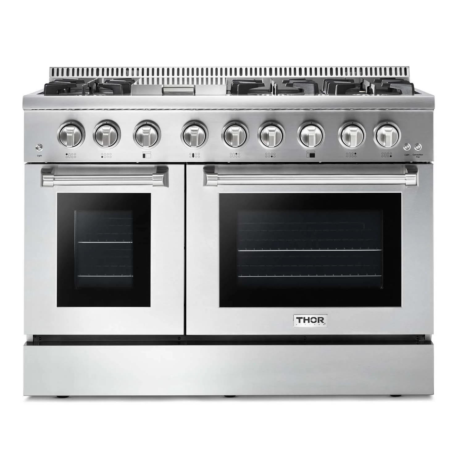 Thor Kitchen 48 in. Propane Gas Burner/Electric Oven 6.7 cu. ft. Range in Stainless Steel, HRD4803ULP - Inhomebuy