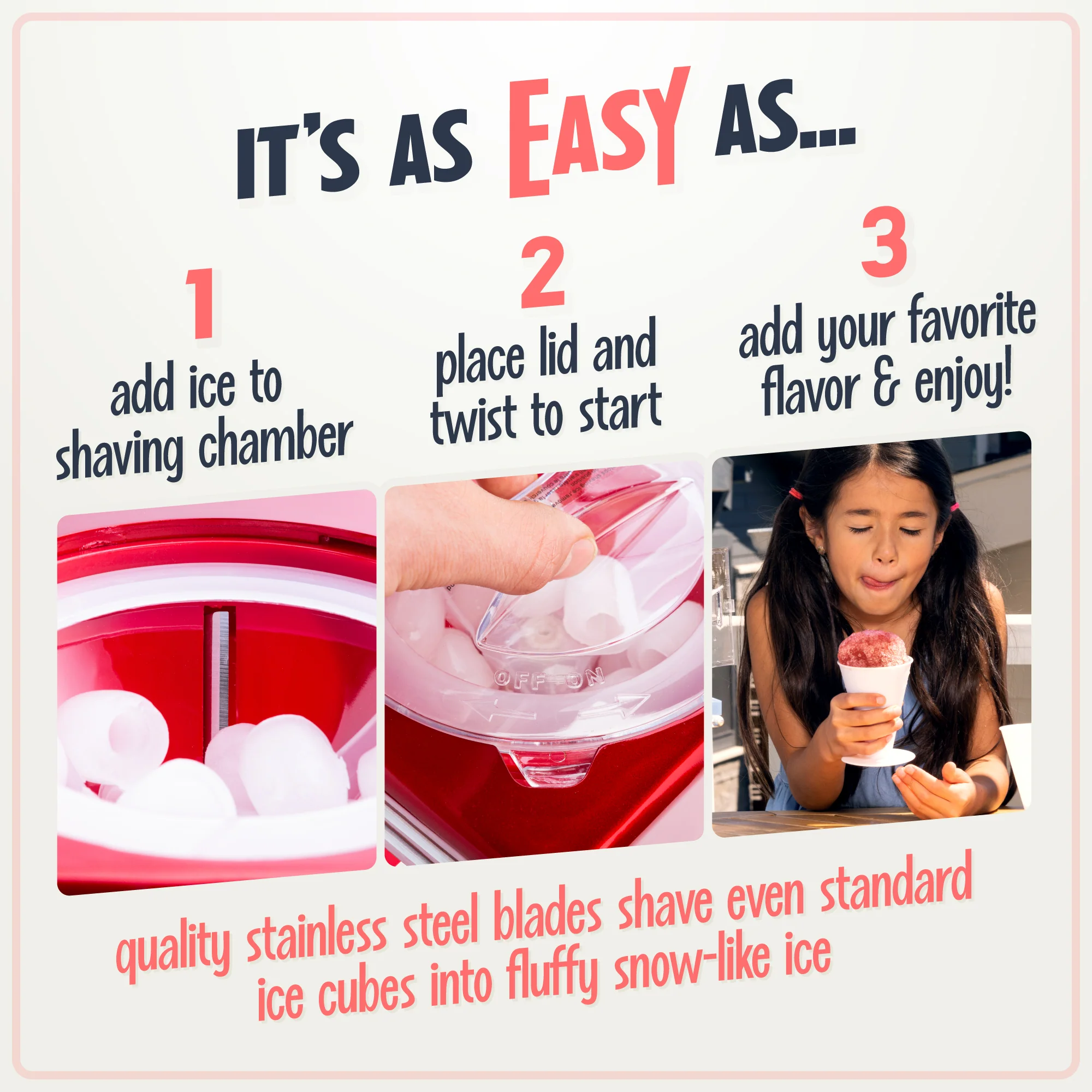 Retro Single Countertop Snow Cone Maker - Inhomebuy